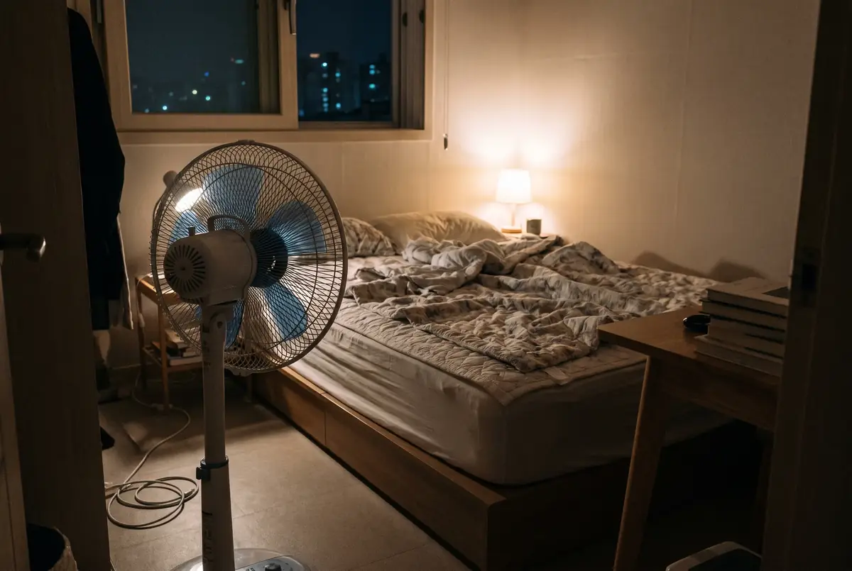 선풍기가 멈추던 밤