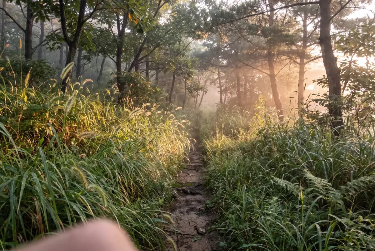 ‘이슬받이’, 맨 앞에 선 사람