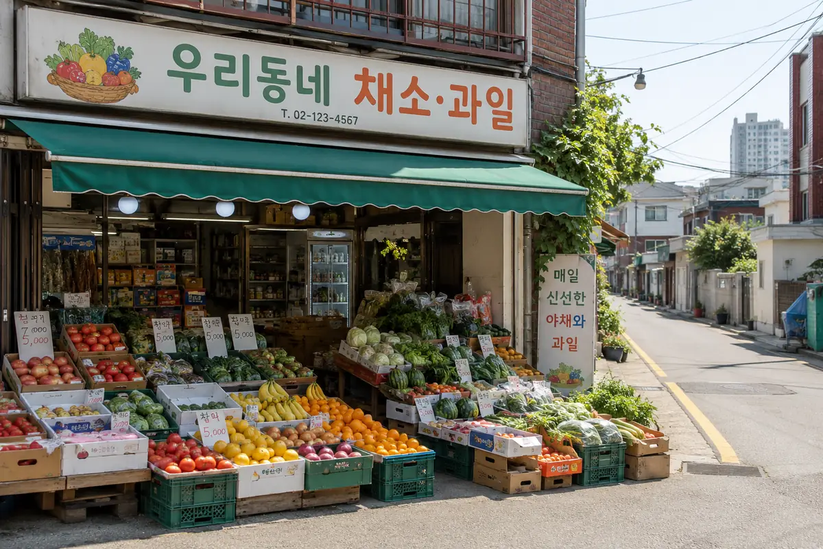 우리 동네 채소가게 할머니